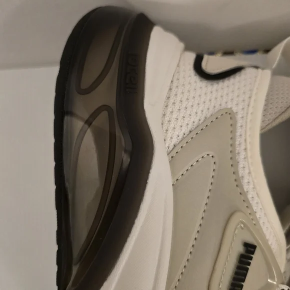 PUMA SoftRide Off White Gym Sneakers Cell Thrill Athletic Shoes Mens Size 8.5 - Picture 13 of 17